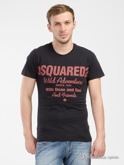 Футболка Dsquared2, цвет черный