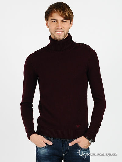 Свитер Emporio Armani, цвет бордовый