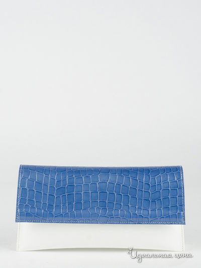 Клатч Di Gregorio, цвет Белый,синий