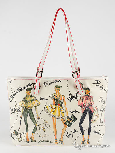 Сумка Cromia, цвет белый, мультиколор