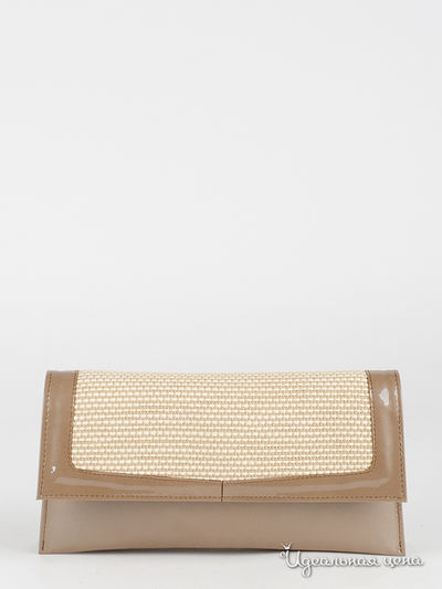Клатч Di Gregorio, цвет бежевый