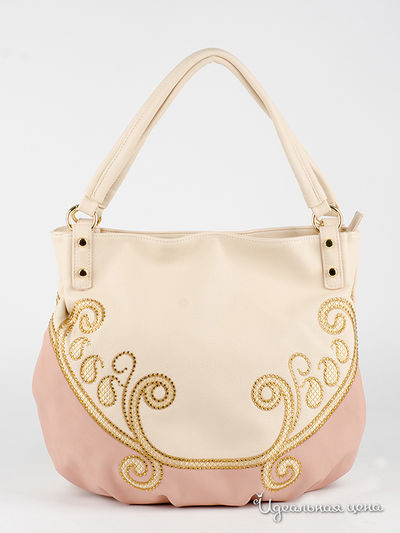 Сумка Blu Style, цвет бежевый, бледно-розовый