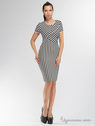 Платье Personage, цвет черный, белый