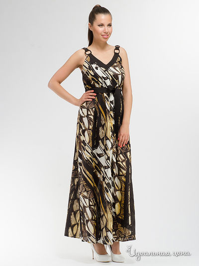 Платье Felibella, цвет бежевый, черный