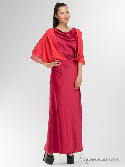 Платье Personage, цвет бордовый, коралловый