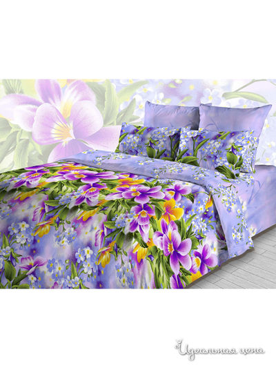 Комплект постельного белья Евро Василиса, цвет мультиколор