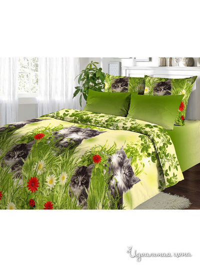 Комплект постельного белья семейный, поплин Василиса, цвет Мультиколор
