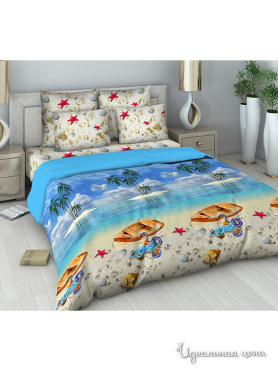 Комплект постельного белья семейный, поплин Василиса, цвет Мультиколор