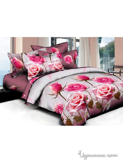 Комплект постельного белья Евро Василиса, цвет мультиколор