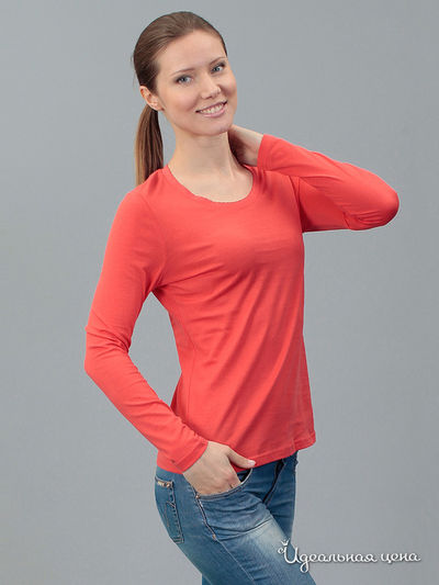 Лонгслив Tom Tailor, цвет красный