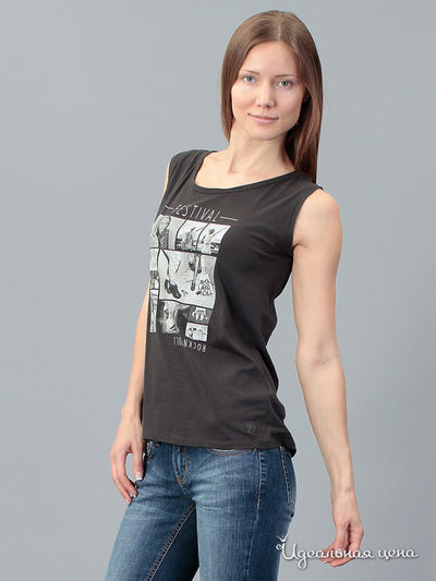 Майка Tom Tailor, цвет серая