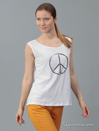 майка Tom Tailor, цвет белая