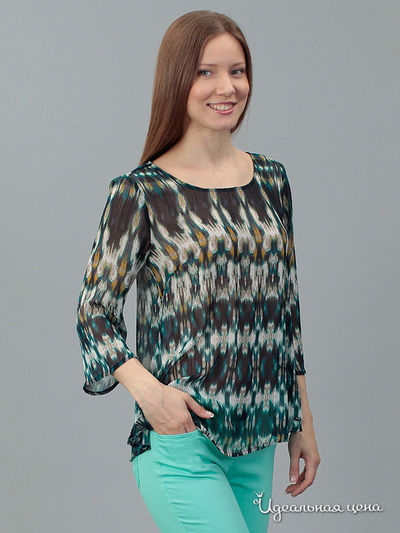 Блуза Tom Tailor, цвет зеленый