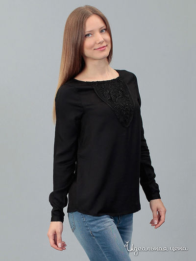 Блуза Tom Tailor, цвет чёрная