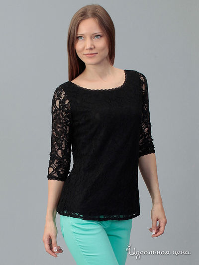 Блуза Tom Tailor, цвет чёрная