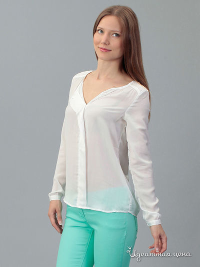 Блуза Tom Tailor, цвет белый