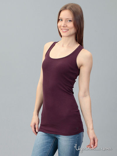 Майка Tom Tailor, цвет бордовая