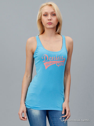 Майка Tom Tailor, цвет голубая