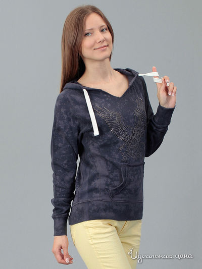 Толстовка Tom Tailor, цвет синяя