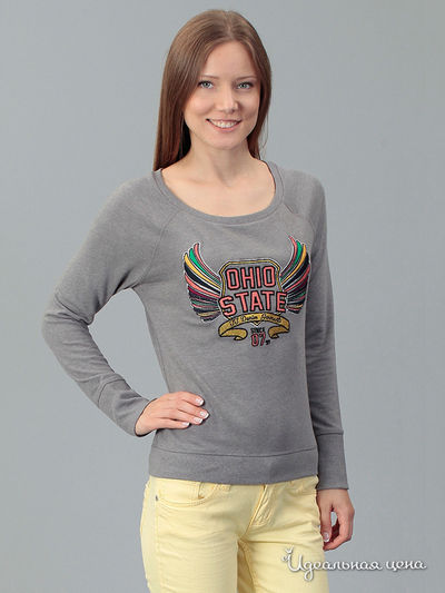 Толстовка Tom Tailor, цвет серая