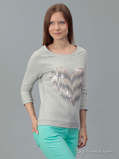 Толстовка Tom Tailor, цвет серый