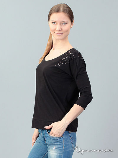 Лонгслив Tom Tailor, цвет чёрный