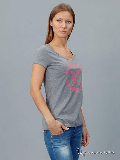 Футболка Tom Tailor, цвет серая, розовая