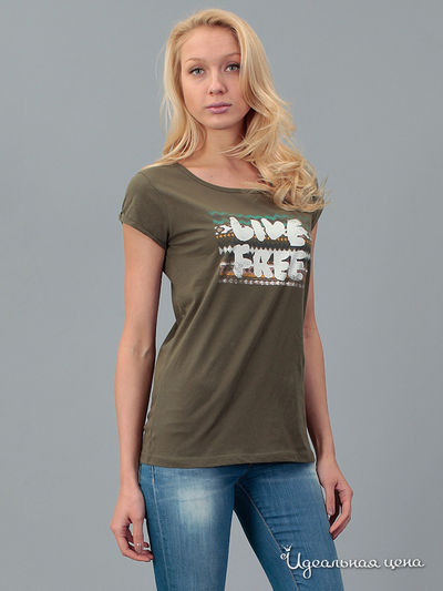 Футболка Tom Tailor, цвет хаки