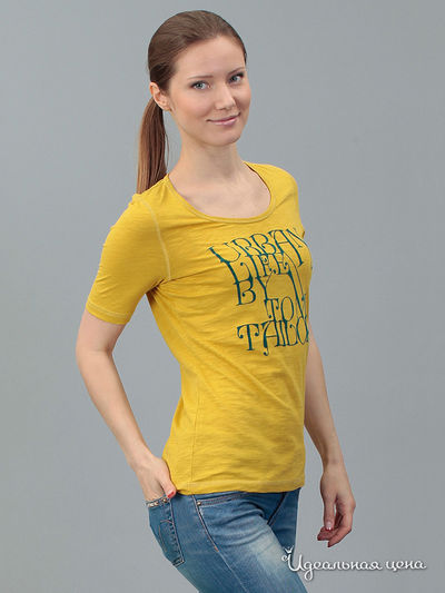 Футболка Tom Tailor, цвет горчичная