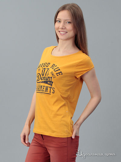 Футболка Tom Tailor, цвет горчичная