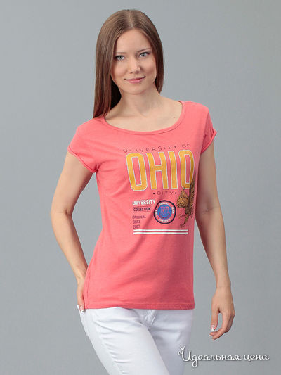 Футболка Tom Tailor, цвет красная