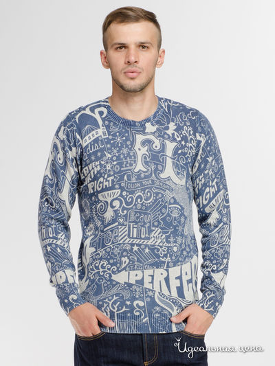 Джемпер Realto, цвет серый, синий