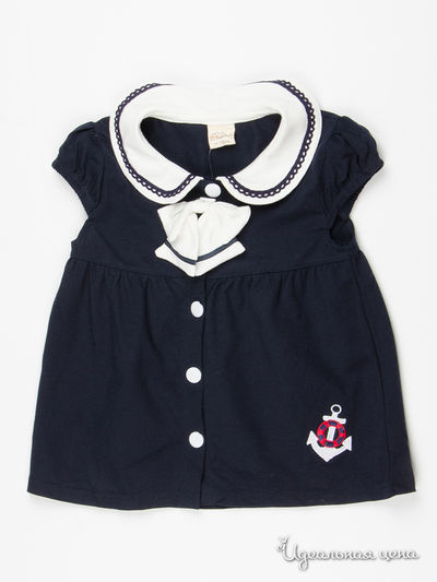 Платье Parvast, цвет белый, синий