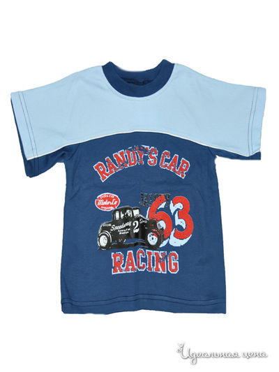 Футболка Фламинго, цвет синий, голубой