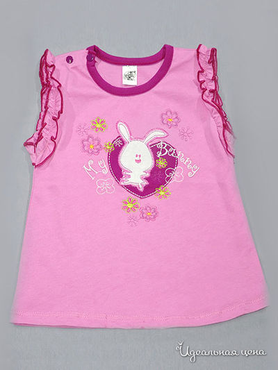 Футболка Фламинго, цвет сиреневый