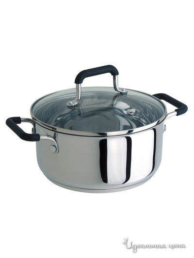 Кастрюля, 2,0 л Regent, цвет стальной