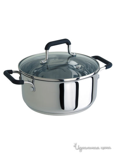 Кастрюля, 3,0 л Regent, цвет стальной