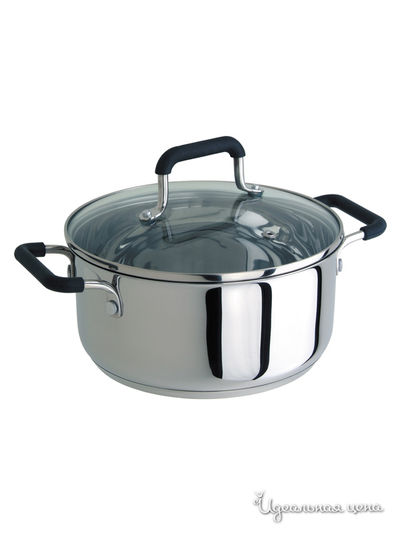 Кастрюля, 5,5 л Regent, цвет стальной