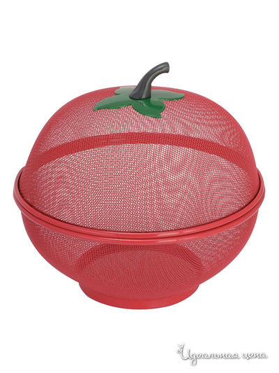 Фруктовница с крышкой Regent, цвет красный