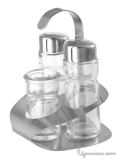 Набор для специй, 4 предмета Regent, цвет металл