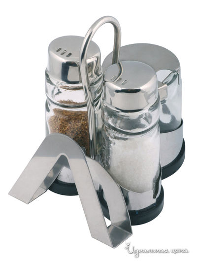 Набор для специй, 6 предметов Regent, цвет стальной