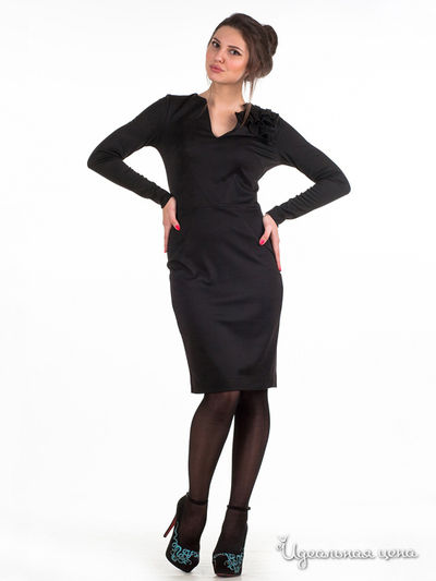 Платье Satin, цвет черный