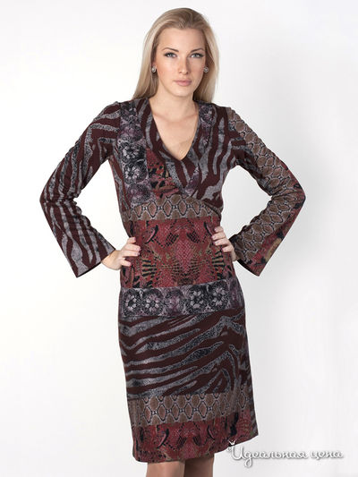 Платье Satin, цвет коричневый