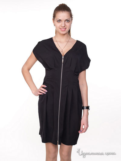 Платье Satin, цвет черный