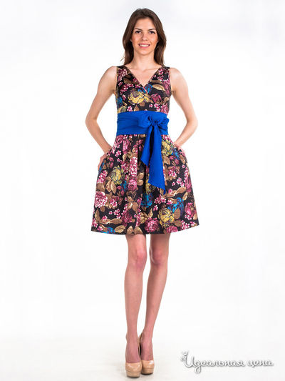 Платье Satin, цвет мультиколор