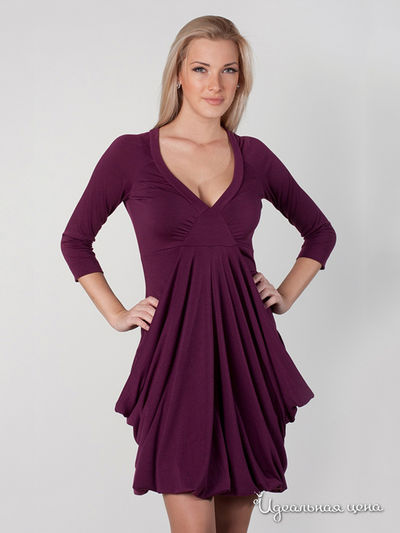 Платье Satin, цвет бордовый