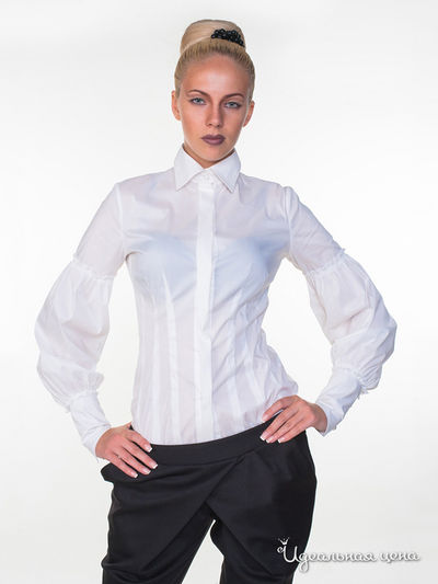 Блуза Satin, цвет Белый