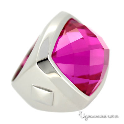 Кольцо Augarten, цвет серебряный, розовый