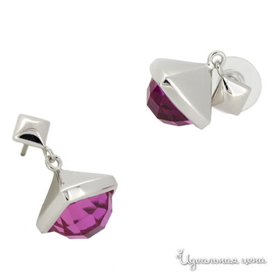 Пусеты Augarten, цвет розовый