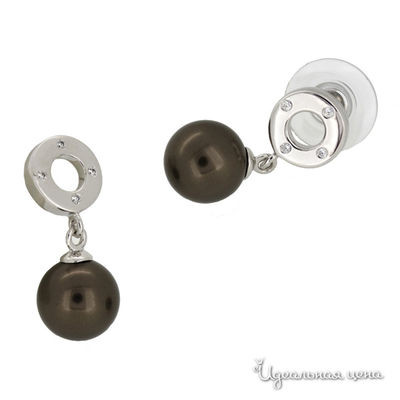 Пусеты Augarten, цвет коричневый